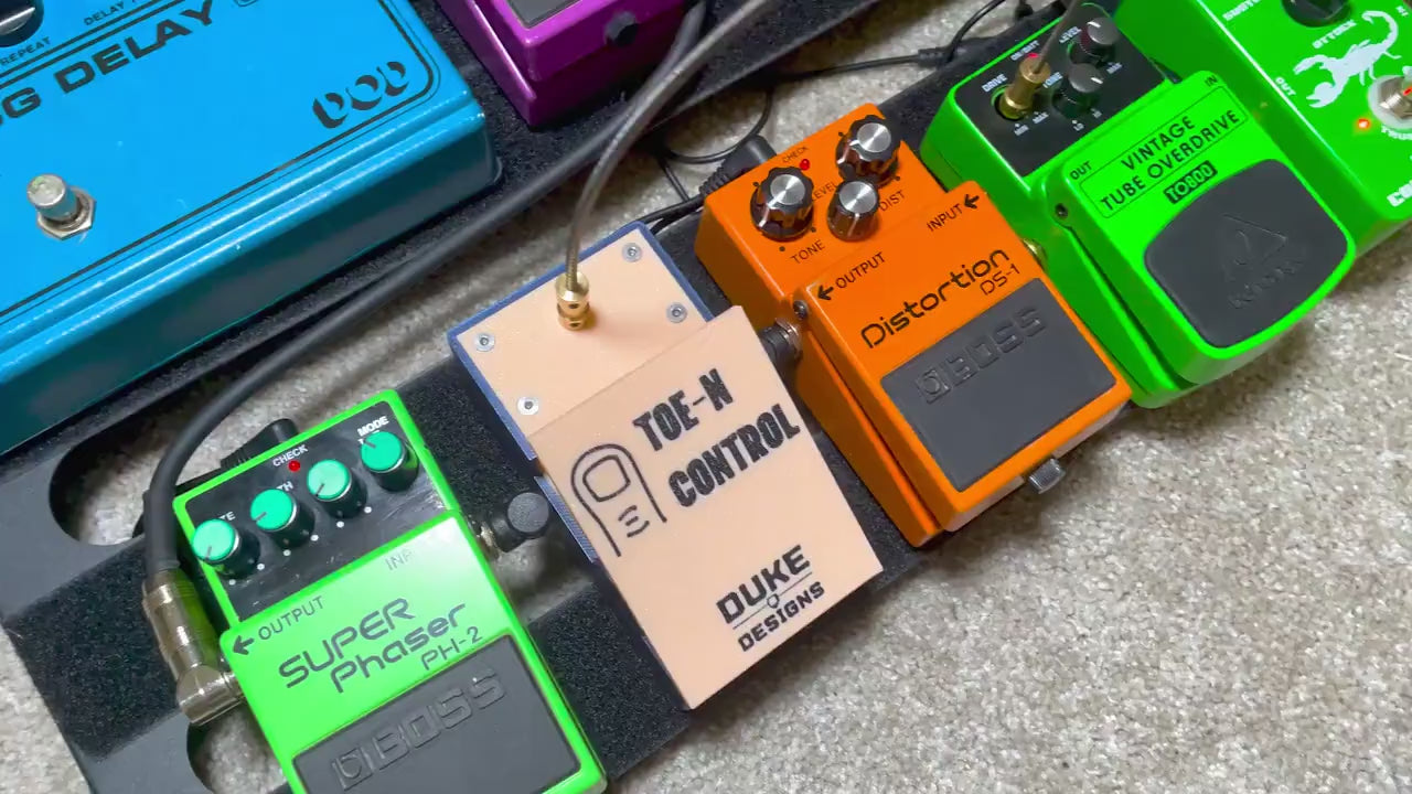 Toe-N Control v1: Universal Expression Guitar Pedal - PRE-ORDER - Add Expression Control to Nearly Any Pedal!